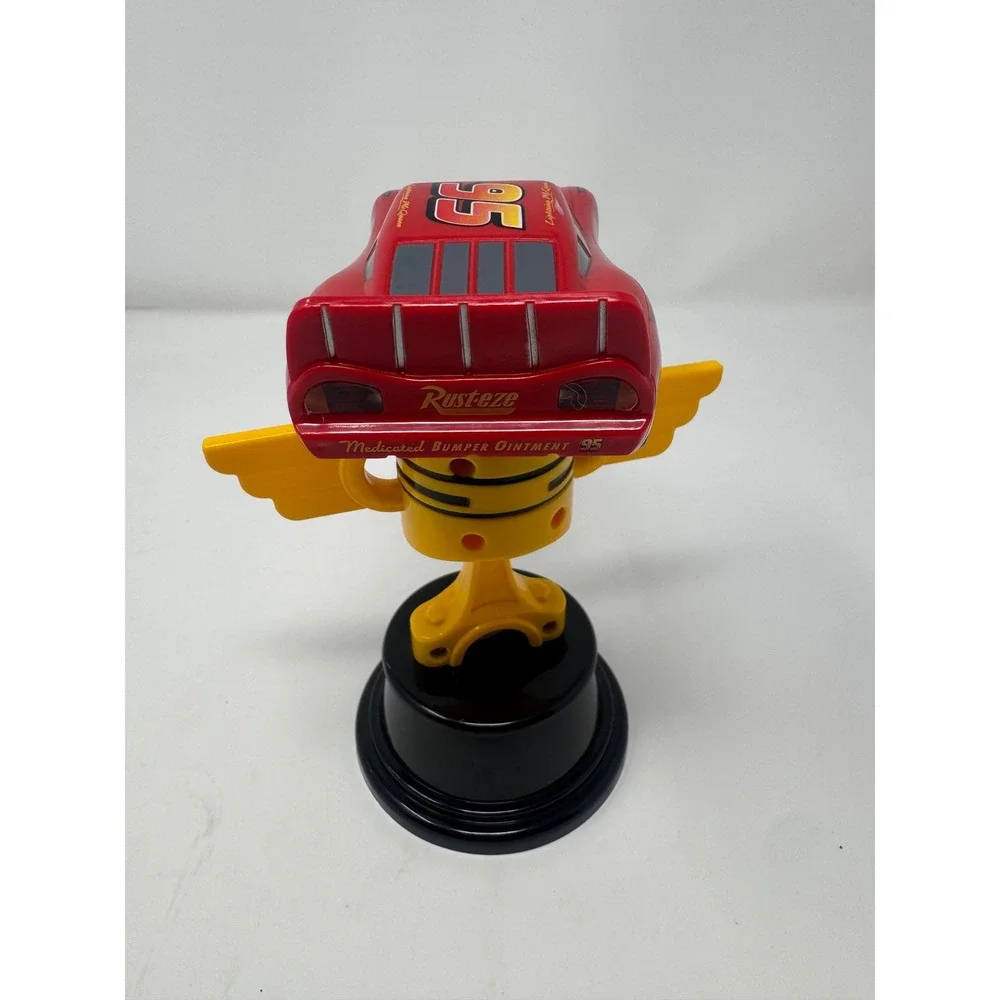 Disney Pixar Cars Lightning McQueen Piston Cup Trophy Toy Red 95 Race Car